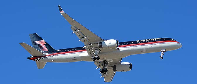 Trump 757-2J4 N757AF, Phoenix Sky Harbor, October 29, 2016, 2016
